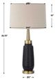 Uttermost® Quinn Metallic Silver Table Lamp-3