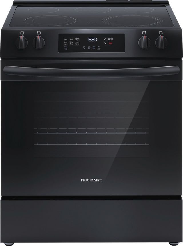 Frigidaire® 30"  Black Slide In Electric Range