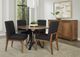 LM Co Home By Vaughan-Bassett Crafted Cherry by Ben & Erin Napier Black/Medium Cherry Upholstered Side Chair-1
