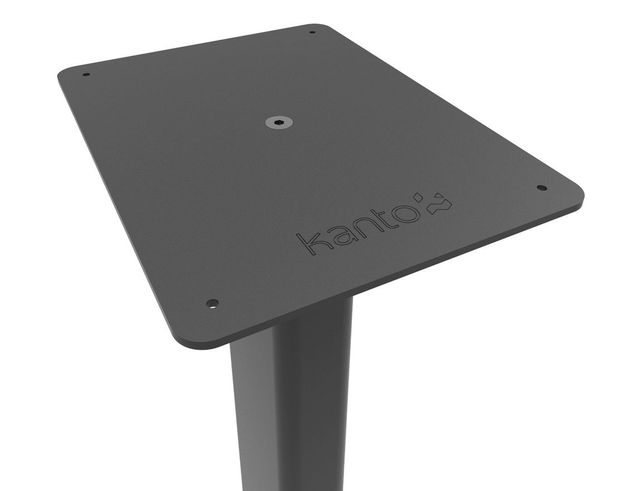 Kanto ST Series 34" Black Bookshelf Speaker Floor Stands-4