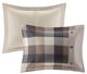 Olliix by Madison Park Ridge 7 Piece Neutral Queen Herringbone Comforter Set-2