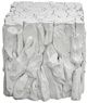 Uttermost® Teak Root White Bunching Cube Ottoman-3