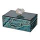 A & B Home Bethany Aqua 8" Marbled Jewelry Box-0