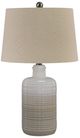 American Wholesale Furniture Marnina 2-Piece Taupe Lamp Set-0
