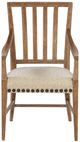 Hooker® Furniture Big Sky Vintage Natural/Saxony Porcelain Dining Arm Chair-2