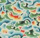 Stylecraft Blue/Green/White Square Designer Pillow-1