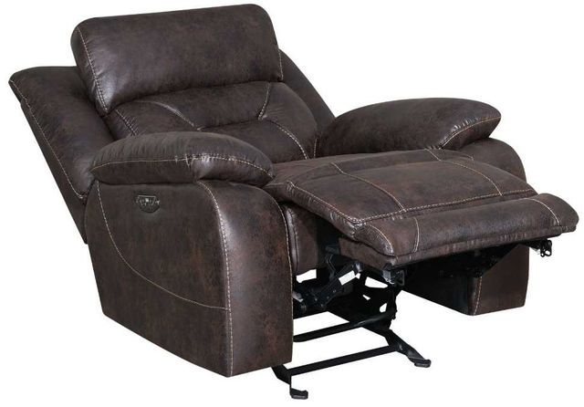 Steve Silver Co. Aria Saddle Brown Dual Power Recliner-1