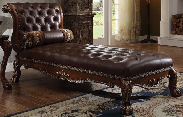 ACME Furniture Dresden Cherry Chaise-0