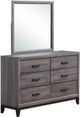 Global Furniture USA Kate Foil Gray Dresser-3