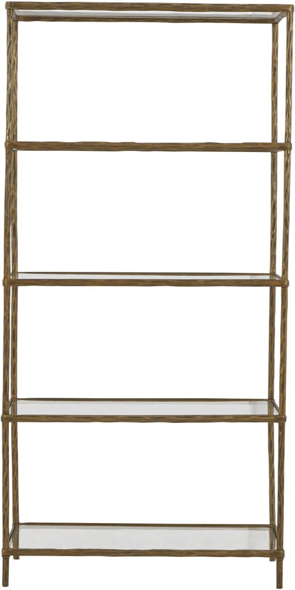 Signature Design by Ashley® Ryandale Antique Brass Bookcase-1