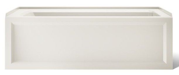  KOHLER® Archer® Biscuit 60" x 32" Alcove Bath - Right Drain-1