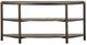 Magnussen Home® Hadleigh Black Coffee Bean Demilune Sofa Table-1