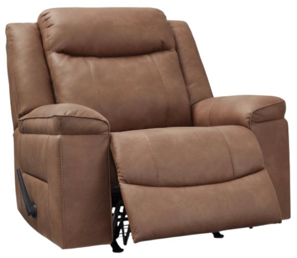 Signature Design by Ashley® Status Check Caramel Manual Rocker Recliner-2
