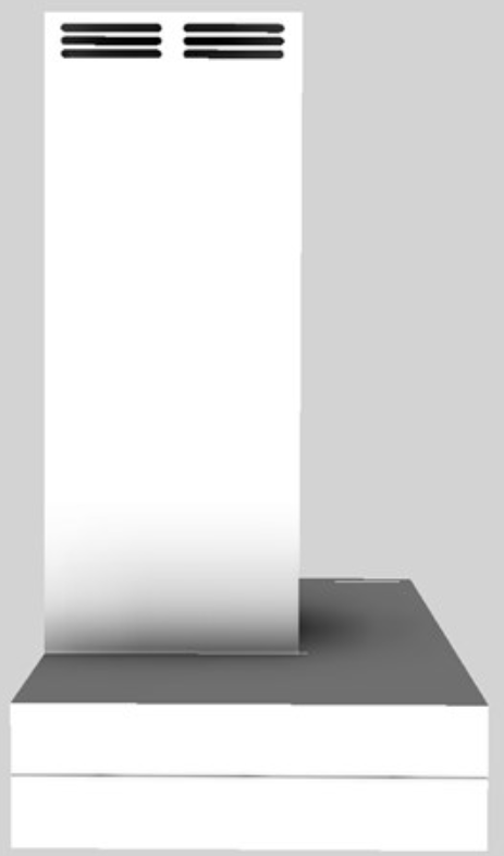 Vent-A-Hood® 30" White Duct Free Wall Mounted Range Hood-1