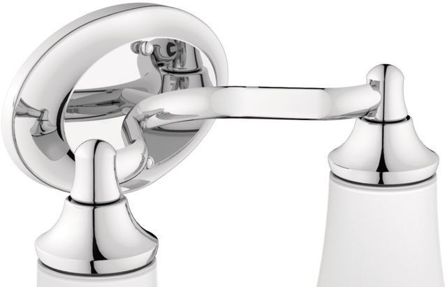 Moen® Eva™ Chrome Two Globe Bath Light-1