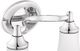 Moen® Eva™ Chrome Two Globe Bath Light-1