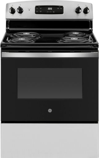 GE® 30" Stainless Steel Freestanding Electric Range
