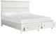Magnussen Home® Juniper Hill Whisper White 91" California King Panel Storage Bed-1