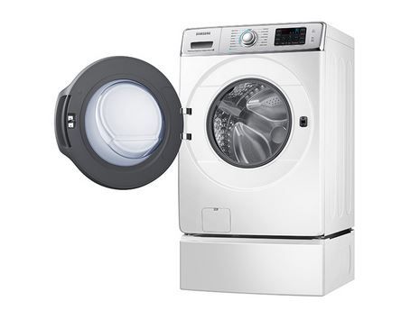Samsung Front Load Washer-White-1