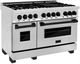 ZLINE Autograph Edition 48" Stainless Steel Pro-Style Dual Fuel Natural Gas Range-3