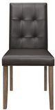 Mazin Furniture Ahmet 5 Piece Brown Dining Room Set-4