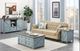 Cottage Creek Furniture Bar Harbor Blue/Natural Chairside Cabinet-4