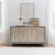 Linon Gray Vine 4-Door Credenza-1