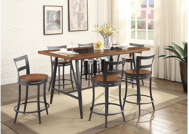 Mazin Furniture Selbyville Swivel Counter Chair-2