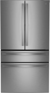 GE Profile™ ENERGY STAR® 36" 28.7 Cu. Ft. Fingerprint Resistant Stainless Steel French Door Refrigerator with Dual-Dispense AutoFill Pitcher