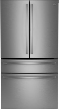 GE Profile™ 36 in. 28.7 Cu. Ft. Fingerprint Resistant Stainless Steel French Door Refrigerator