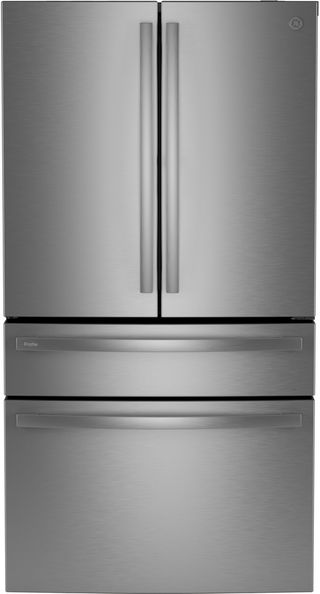 GE Profile™ ENERGY STAR® 36" 28.7 Cu. Ft. Fingerprint Resistant Stainless Steel French Door Refrigerator with Dual-Dispense AutoFill Pitcher