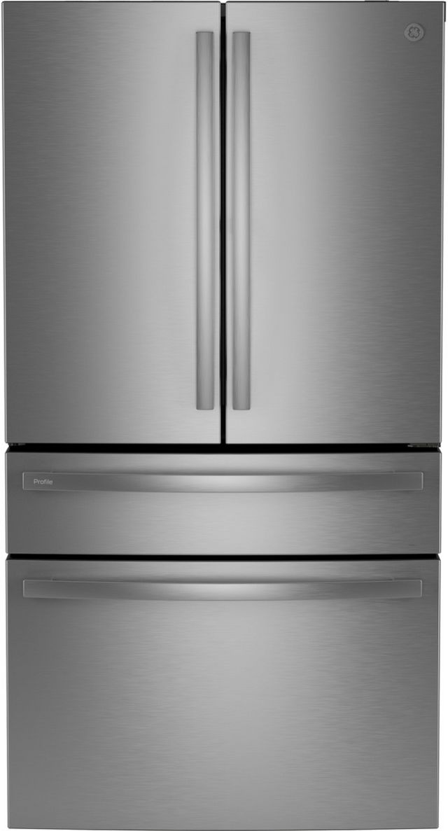 GE Profile™ 36 in. 28.7 Cu. Ft. Fingerprint Resistant Stainless Steel French Door Refrigerator-0