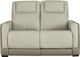 Signature Design by Ashley® Battleville Almond Power Reclining Loveseat with Adjustable Headrest-1