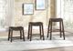 Mazin Furniture Brown 18" Upholstered Stool-3