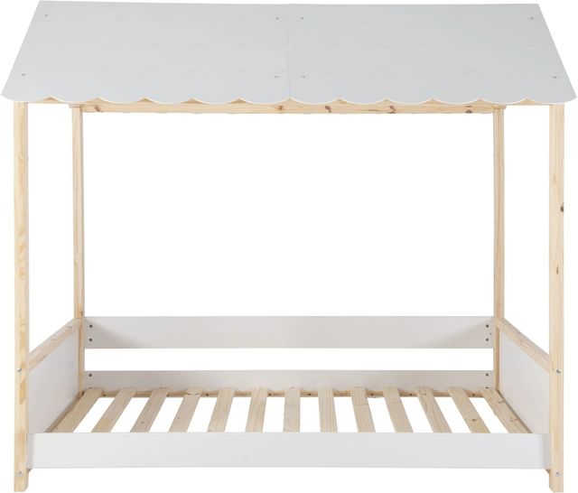 Powell® Kimberly White Twin Youth Canopy Bed-3