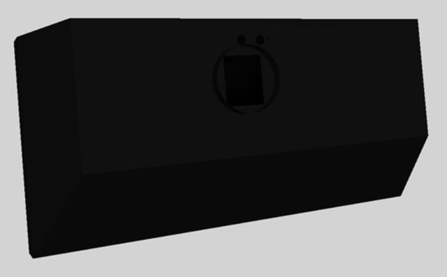 Vent-A-Hood® 42" Black Wall Mounted Liner Insert-1