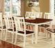 Furniture of America® Dover Vintage White Dining Table with Cherry Top-0