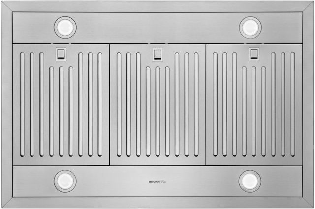 Broan® Elite 36" Stainless Steel Island Range Hood-2