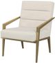 Coaster® Kirra White Upholstered Metal Arm Accent Chair-2