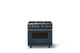 Viking® 5 Series 36" Squall Pro Style Gas (LP) Range with Polished Chrome Trim-3