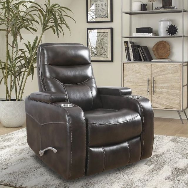 Parker House® Origin Manual Truffle Swivel Glider Recliner-2