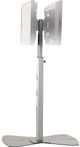 Chief® Silver Medium Flat Panel Dual Display Floor Stand-0