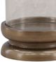 Dovetail Furniture Fairmont Antique Brass Candle Holder-1