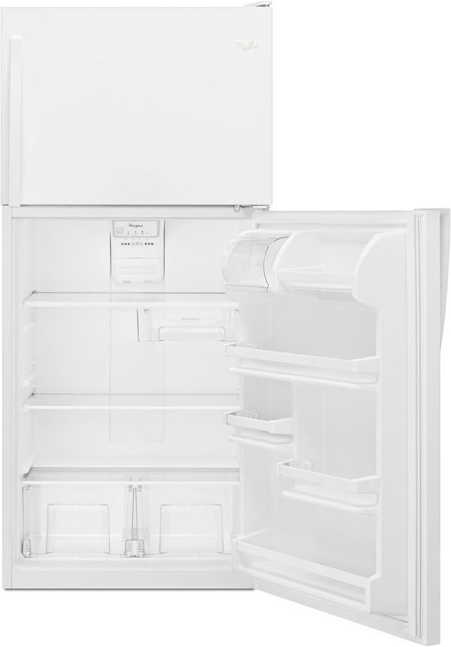 Whirlpool® 30 in. 18.2 Cu. Ft. White Top Freezer Refrigerator-4