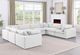 Meridian Furniture Comfy 8-Piece White Sectional-5