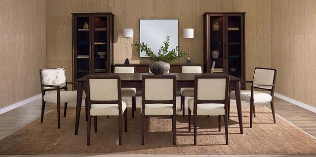 Bassett® Furniture Copenhagen Espresso/Sisal Upholstered Dining Chair-3