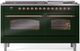 Ilve® Nostalgie II Series 60" Emerald Green Pro Style Dual Fuel Range-0