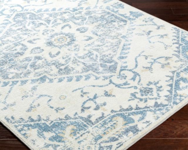 Surya Hera Blue/White 4'x6' Area Rug-2