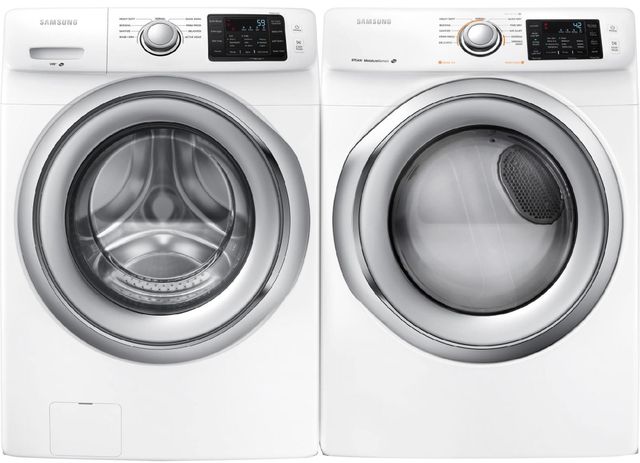 Samsung 4.2 Cu. Ft. White Front Load Washer-3