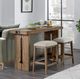 Intercon Landmark Weathered Oak Sofa Back Table-1